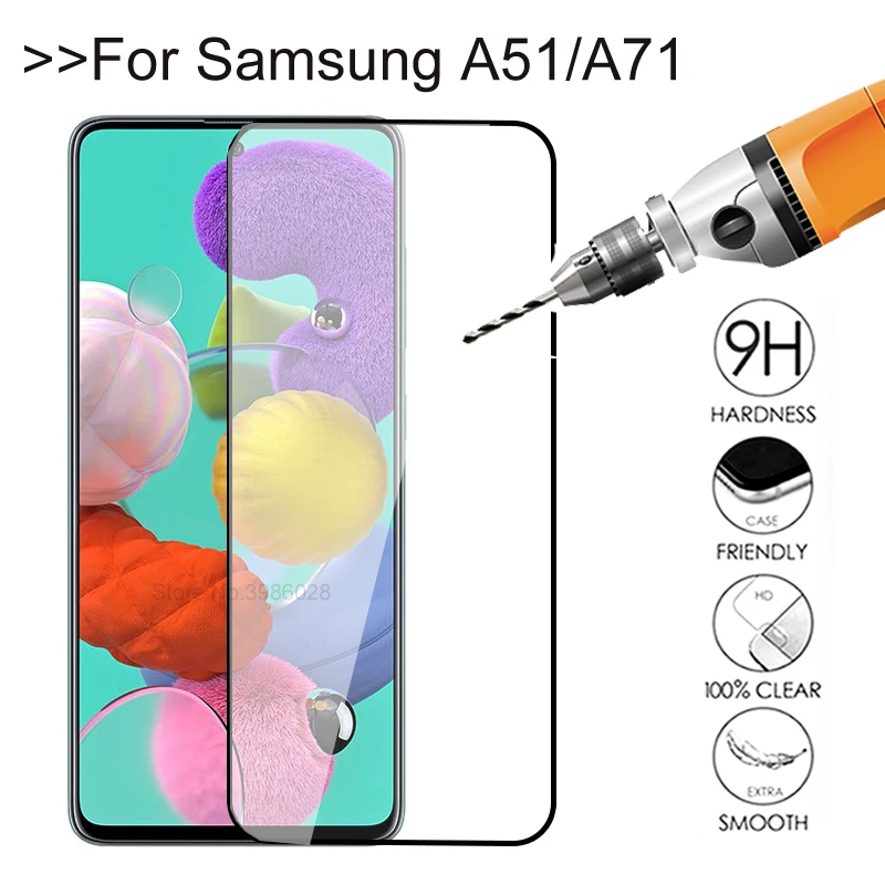 Закаленное стекло для samsung A51 A71 защитная пленка на экран Galaxy A 51 71 SM A515F A515 A715F