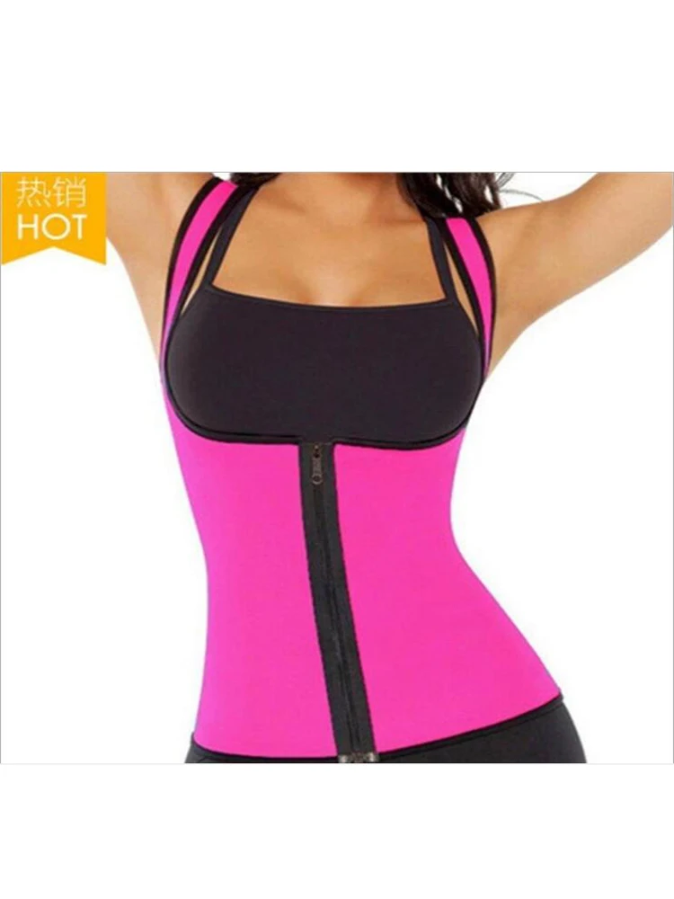 Strap Shapers Weight Loss Vest Body Shaper Waist Trainer Neoprene Waist Slimming Underwear S2xl