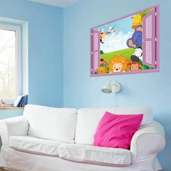 

Beautiful Scenery False Window Tv Sofa Background Decoration Wall Sticker Sk7019d