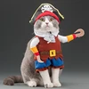 Cat Cosplay Suit For Cats Clothes Firecrackers Corsair Cowboy Cute Costumes Pirate Things Fancy Kitty Funny Dog Hat Accessories ► Photo 2/6