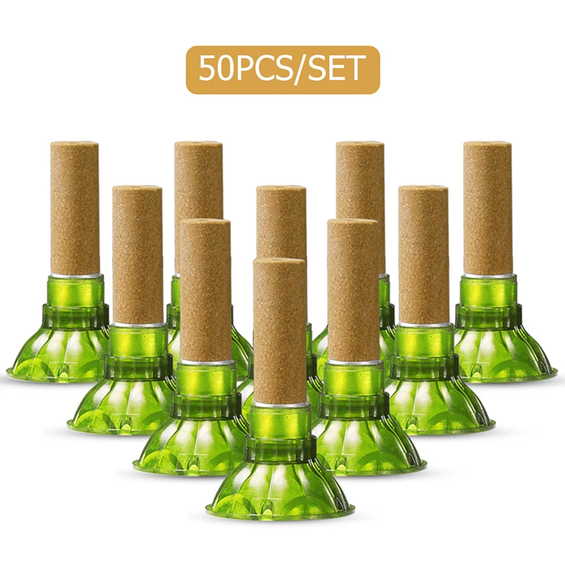 50pcs 50 шт. Moxa палочка для прижигания бездымного рулона с 6 держателями на стойке самоклеящаяся Массажная наклейка Artemisia Box массажер для тела - Цвет: 50pcs