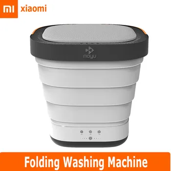 

xiaomiPortable 220V Folding Clothes Washing Machine Bucket Home Travel Self-driving Tour Underwear Mini Foldable Washer