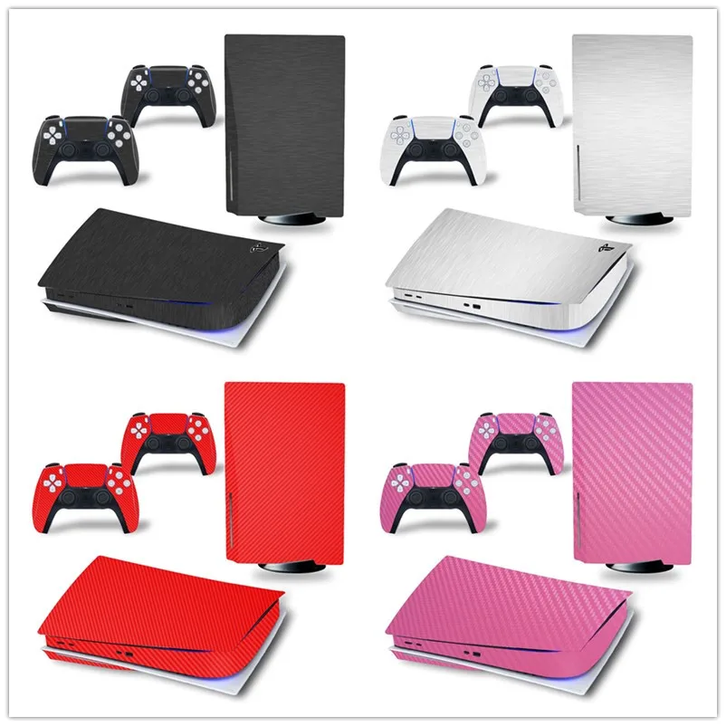 12 Styles For PS5 Disk Skins Wraps Sticker Covers Decals Wholesale Price Carbon Fiber Marble Skin Disc Edition | Электроника