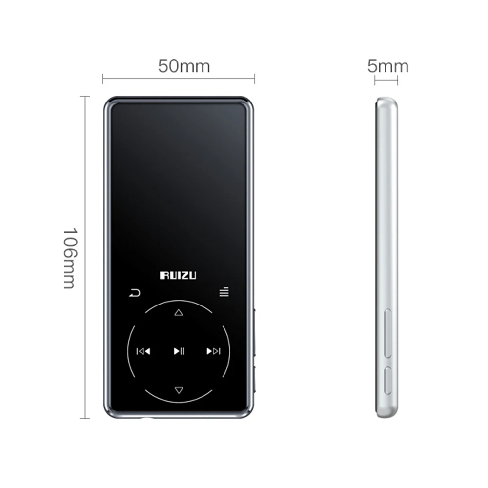 Ruidu Bluetooth 8GB MP4-плеер 4,0 дюймов полный сенсорный экран fm-радио запись электронная книга музыкальный видео плеер встроенный динамик