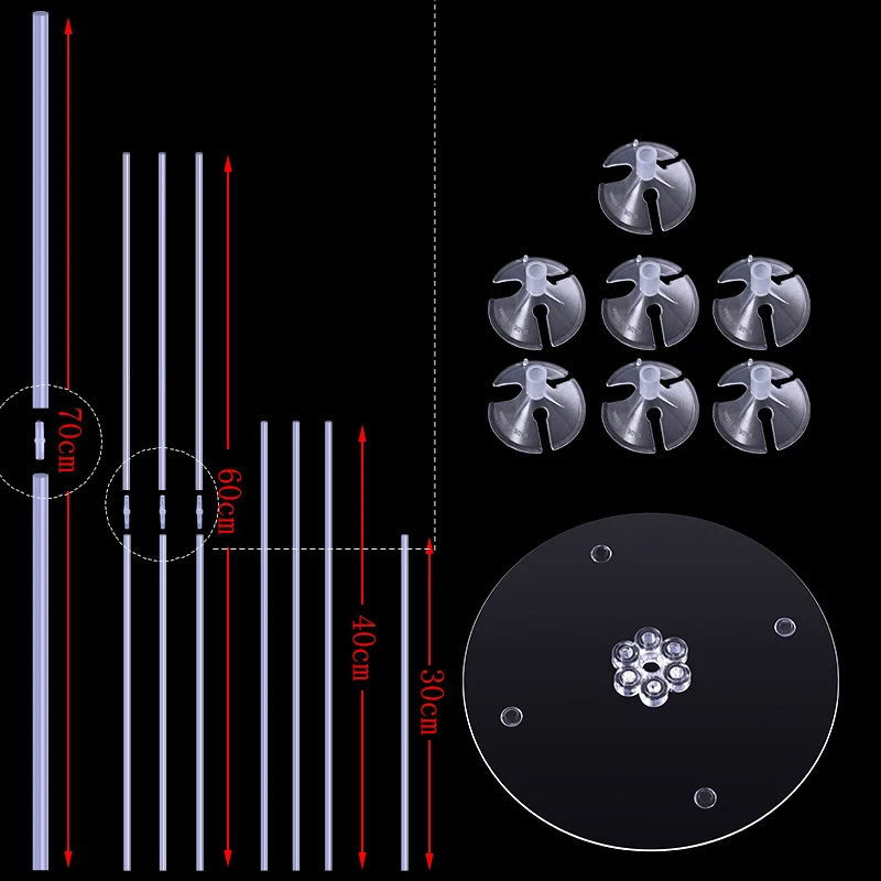 7 лампочек Φ шар на день рождения воздушные шары подставка украшения для