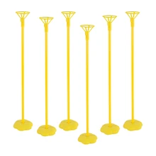  6pcs Balloon Stand Base Balloon Holder Column Support for Adult Kids Birthday Party Wedding Table Decoration Baby Shower Favors 