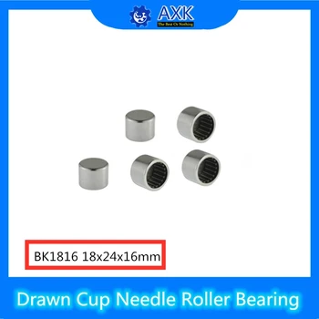 

BK1816 Needle Bearings 18*24*16 mm ( 5 Pc ) Drawn Cup Needle Roller Bearing BK182416 Caged Closed ONE End 55941/18