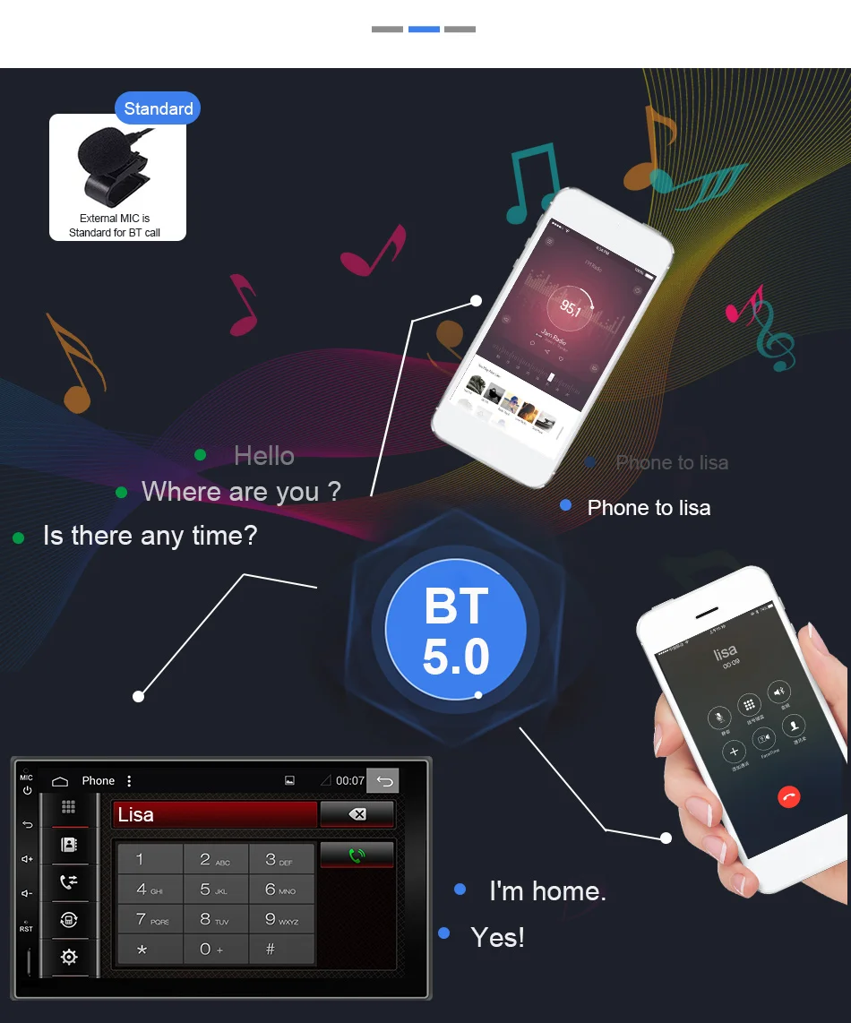 Eunavi 7 'ƈ din Автомобильный магнитофон Android 10 мультимедийный плеер 2din Авто GPS