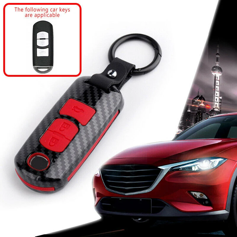 Брелок автомобильный чехол для ключей для Mazda 3 5 6 CX5 CX3 CX7 CX9 износостойкий запасной пульт практичный