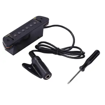 

Guitar Sound Preamp Pickup Sound Hole JD-5 Ballad Guitar Sound Hole Pickup Preamp for Acoustic Guitar Accessories