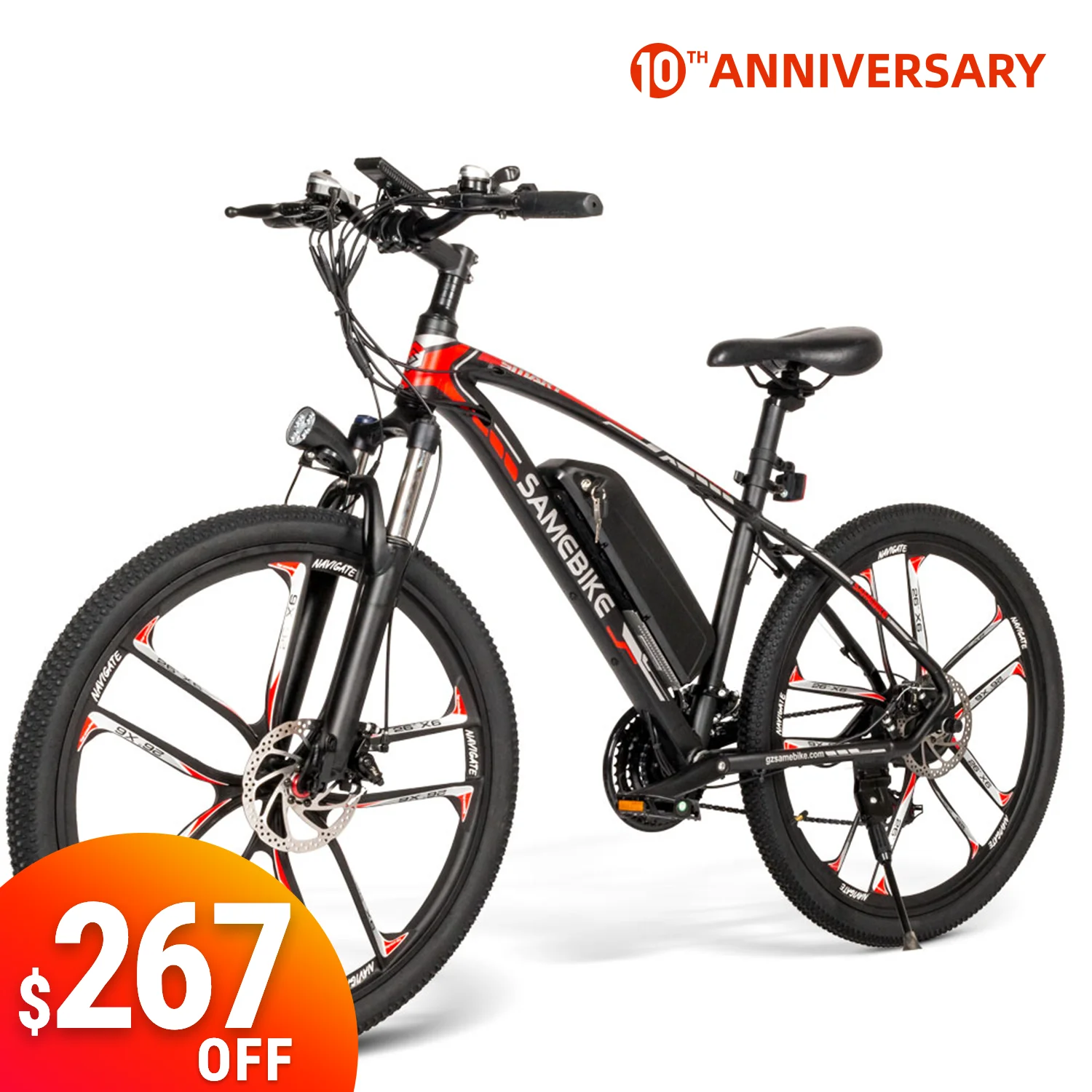 21 speed electric bike
