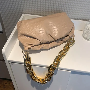 

Luxurious Women Cloud bag Soft Leather Madame Bag Single Shoulder Slant Dumpling Bag Handbag Day Clutches bags Messenger Bag