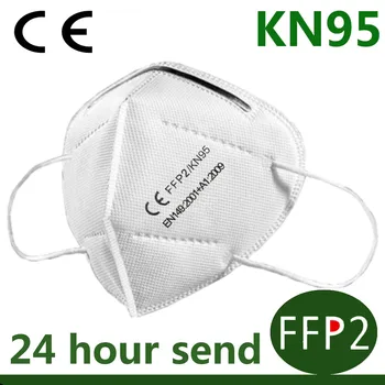 

KN95 Face Mask Breathable FFP2 Mask CE Certified Dustproof Anti-fog Mouth Protection Masks PM2.5 Strong Reusable Respirator