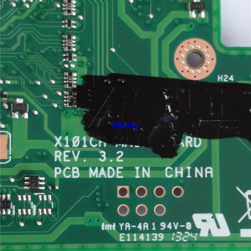 Akemy для ASUS X101C X101CH X101CH материнская плата для ноутбука 2 ядра cpu REV2.3/2,0 протестированная Mianboard