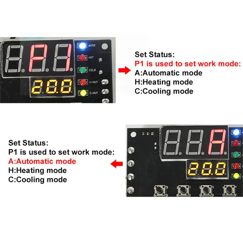Xh-W1504 Tec полупроводниковый охладитель термостат автоматический постоянный контроль температуры контроллер бит модуль управления