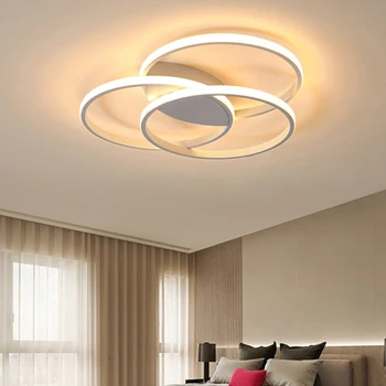 

Modern Chandeliers LED Lamp Surface Mounted Lights Lamp for Living Room Bedroom Study Room White Color Deco AC85-265V LED Bulbs