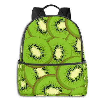 

2020 Hot Sale Women Men Unisex Cute Kiwi Slice Backpack New Trend Teenager School Bag Couples Back Pack Travel Bag