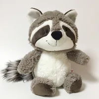 25-35cm Gray Raccoon Plush Toy Lovely Raccoon Cute Soft Stuffed Animals Doll Pillow For Girls Children Kids Baby Birthday Gift 4