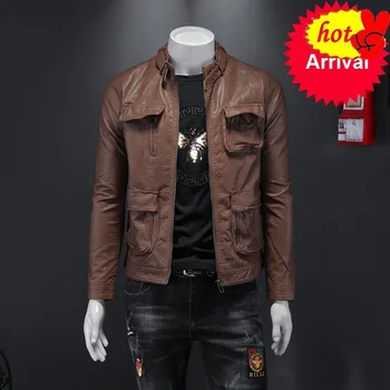 

Japanese Style Vintage New Spring Autumn Fashion Retro Jackets Mens Multi-pocket Casual Jacket High Street Outerwear