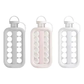 

Bar Ice Maker Kettle Summer Party Cooler Container Home Kitchen 17 Grids Holiday Diy Flat Body Portable With Lid For Cold Drink