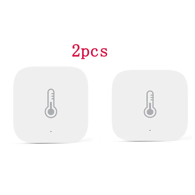 2pc Aqara Humidity Xiaomi Aqara умный датчик температуры и влажности воздуха давление окружающей среды умный контроль через приложение Mihome Zigbee подключение - Цвет: 2pc Aqara Humidity