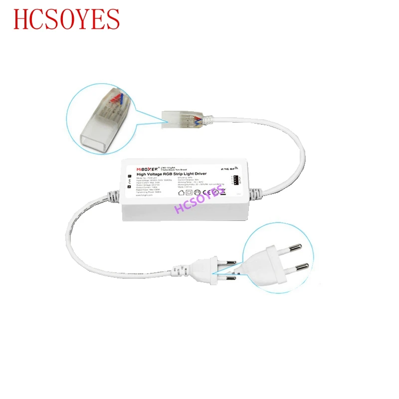 MIBOXER POW LH1 высокое Напряжение RGB светодиодный контроллер AC200 240V Wi Fi приложение Smart