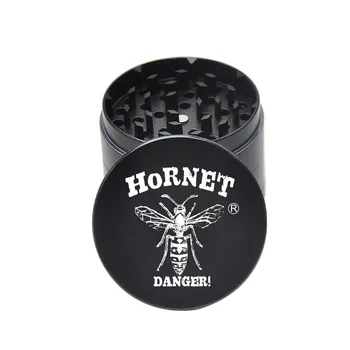 

HORNET Metal Tobacco Herb Grinder With Pollen Catcher Tray 56MM 4 Piece Razor-Sharp Teeth Zinc Alloy Smoking Herb Grinders