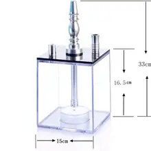 Арабский акриловый кальян набор, кальян Cachimba кальян наргиле светодиодный свет уголь Tigela кальян база Sisha аксессуары вечерние подарки
