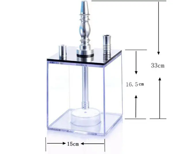 2019 арабский акриловый кальян набор Cachimba наргиле светодиодный свет уголь Tigela база