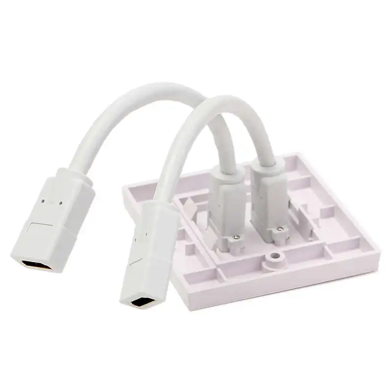 Великобритания розетка порт Hd Hdmi настенная панель британский с коротким кабелем видео вилка зарядное устройство электрическая розетка