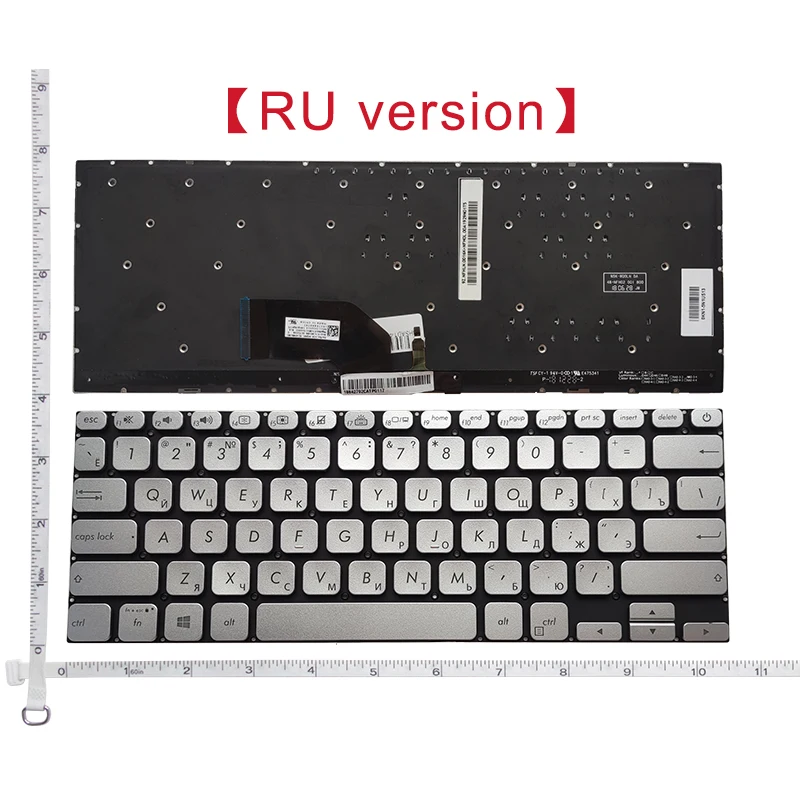 Eua ru Novo para Asus Vivobook S13 S330 S330u S330f X330 X330un X330ua Adol 13u 13ua 13un 13f 13fa 13fn Teclado Retroiluminado - Imagem 3