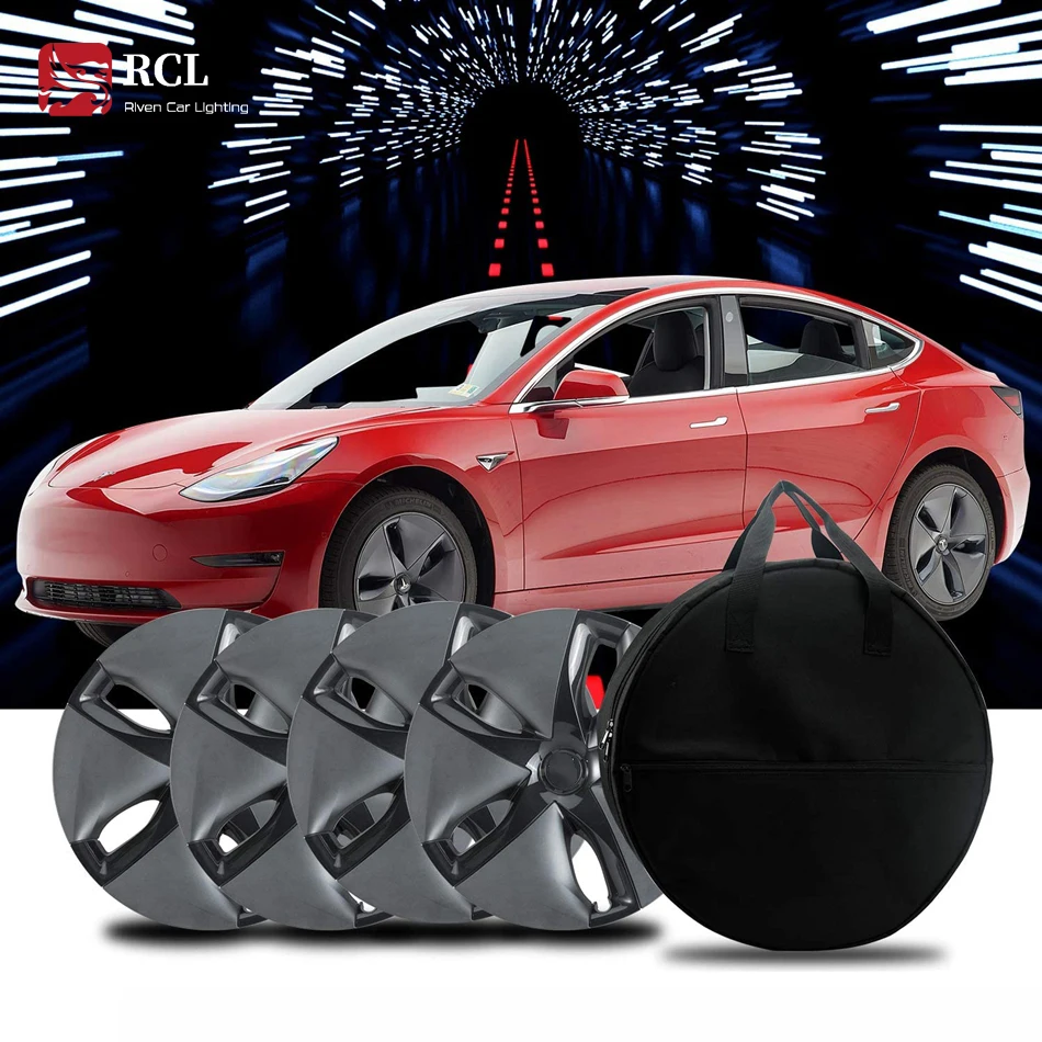 Hubcap Cover Storage Bag for storing Tesla Model 3 Model Y and Other 18 inch 19 inch Automobile Hub Protective Cover Car Storage