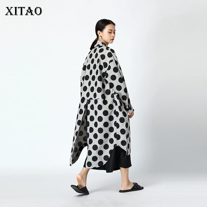 [XITAO] Осенняя корейская мода новинка женская рубашка с отложным воротником и
