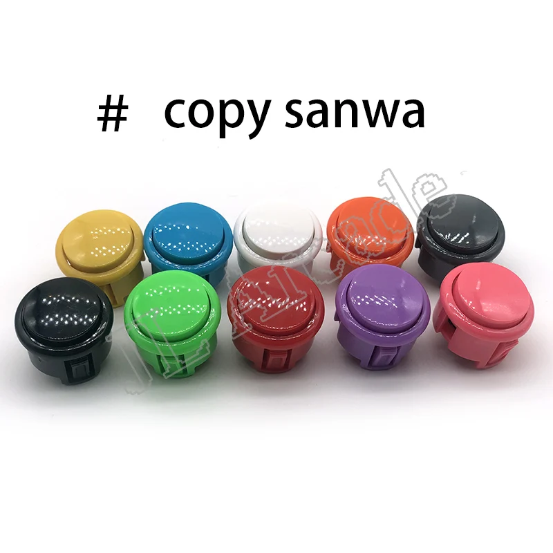 10 x New OEM 30mm Push Buttons Replace For Arcade copy Sanwa Button Mame KOF Games Parts of Colors | Спорт и развлечения