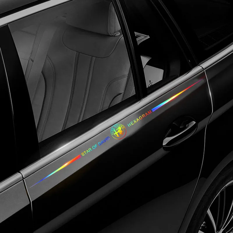 1Pcs Car Vinyl Reflective 3D Sticker Auto Body Decal For SsangYong Actyon Turismo Ssang Yong Rodius Rexton Korando Kyron Goods