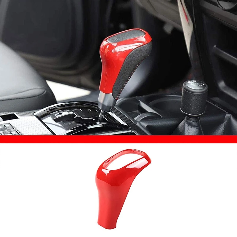 Toyota 14 21アクセサリー用の車の赤いギアシフトノブカバーステッカートリム Gear Shift Collars Aliexpress