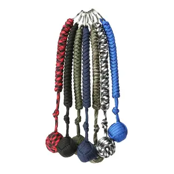 

Outdoor Survival Kit Cord Keychain Military Emergency Paracord Rope Carabiner For Fishing Lanyards Boating Climbing Accessories