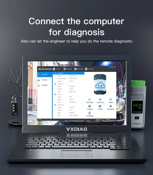 New VXDIAG VCX SE Auto Diagnostic Tools For Honda HDS ECU Programming OBD2 Code Reader Scan tool Full System Diagnosis ABS Reset 3