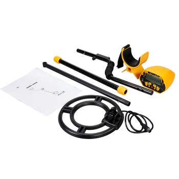 

MD930 Outdoor Professional Portable ABS Metal Detector Headphone Jack Finder Tool Search Coil Waterproof LCD Display Three Tone