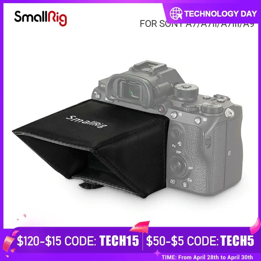 SmallRig-parasol para cámara DSLR, pantalla LCD, parasol para Sony A7 A7II A7III A9 Series 2215, A7M3 / A7M2