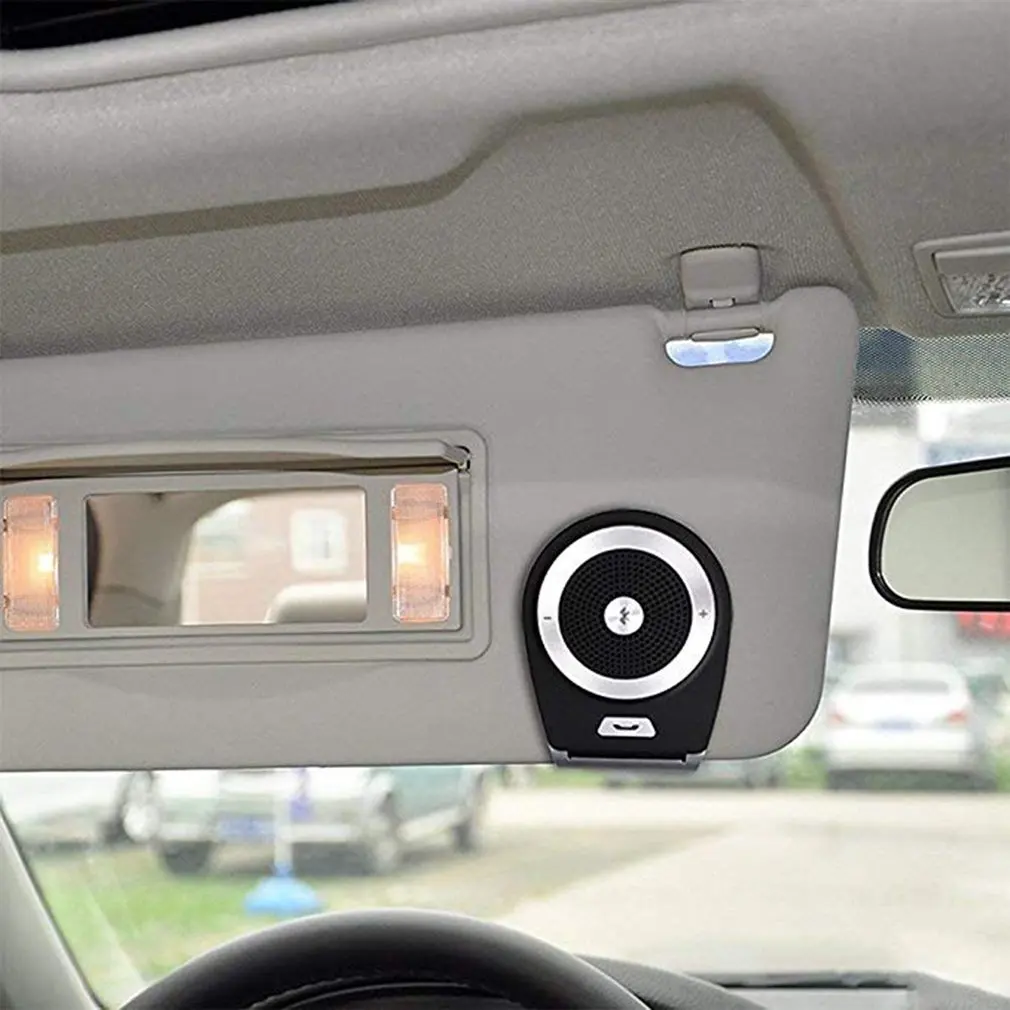 Bluetooth автомобильный комплект Громкая связь шумоподавление Bluetooth V4.1 приемник автомобильный Громкая связь многоточечный клип Солнцезащитный козырек для двух телефонов