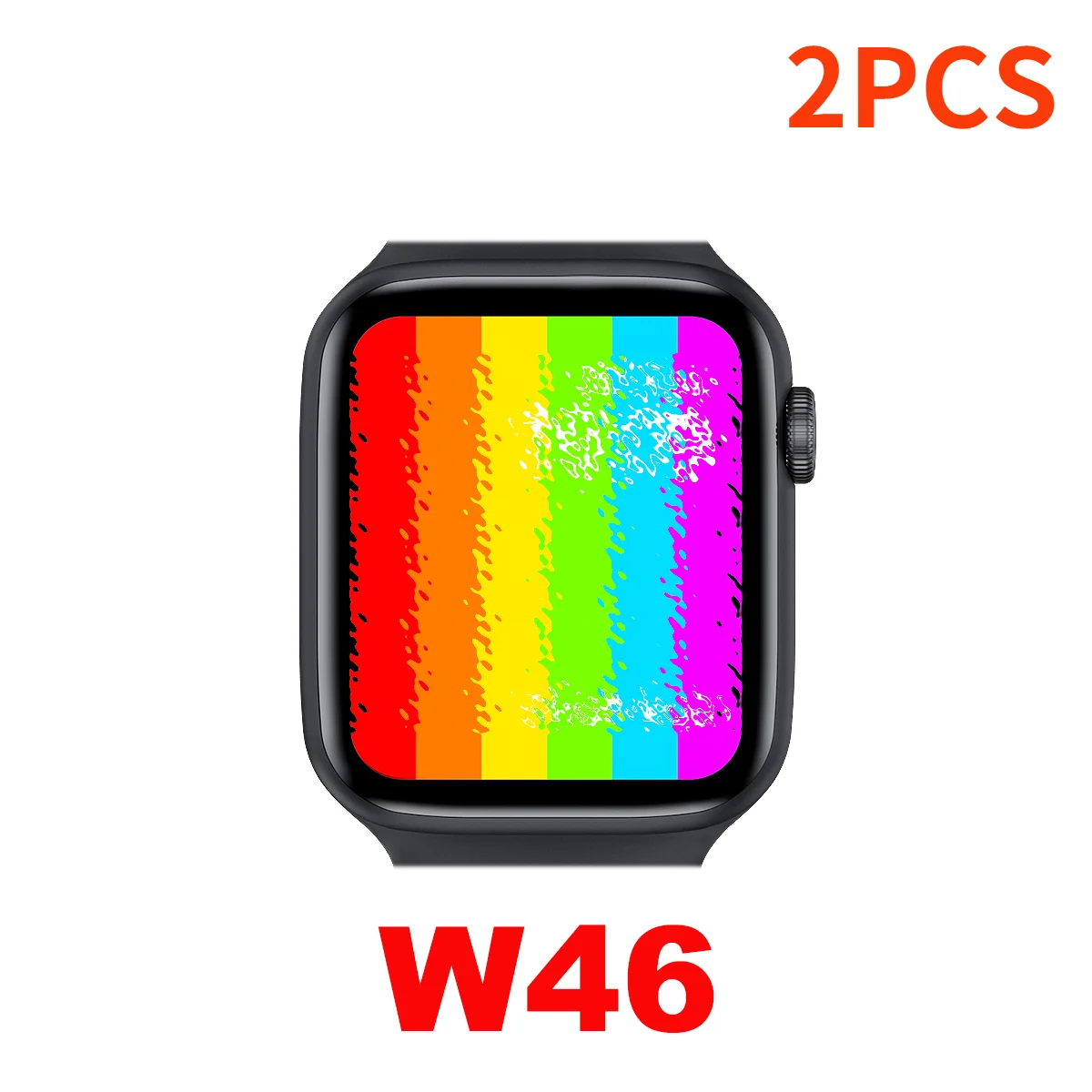 2pcs IWO W46 Smart Watch