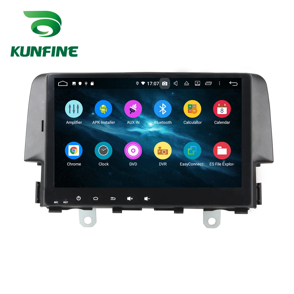 Perfect Android 9.0 Octa Core 4GB RAM 64GB Rom Car DVD GPS Multimedia Player Car Stereo Deckless for HONDA CIVIC 2016 Radio Headunit 3