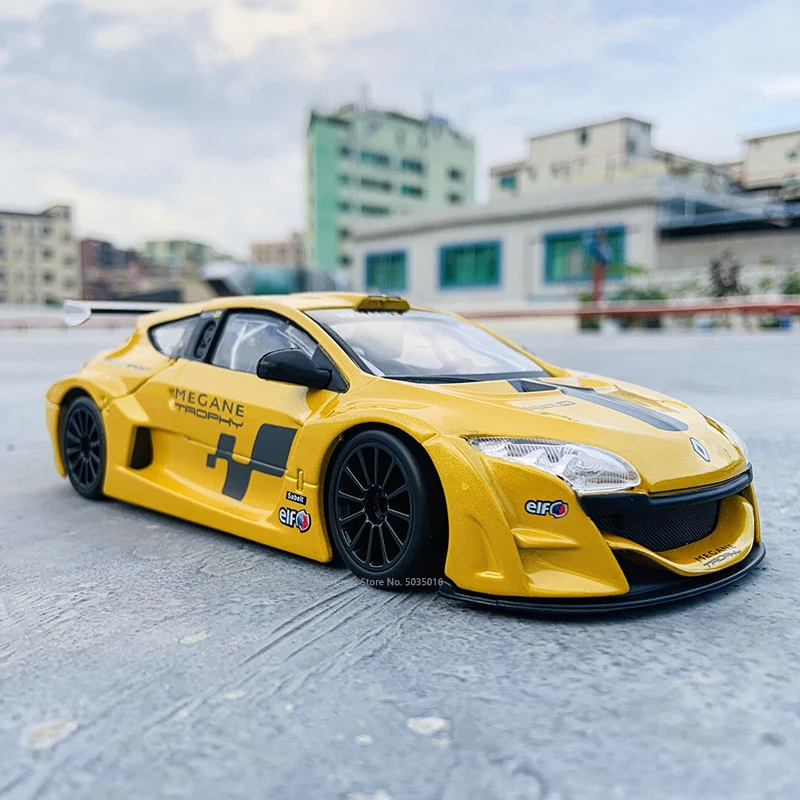 Bburago 1:24 Renault Megane скоростной путь моделирование сплава Модель автомобиля ремесла