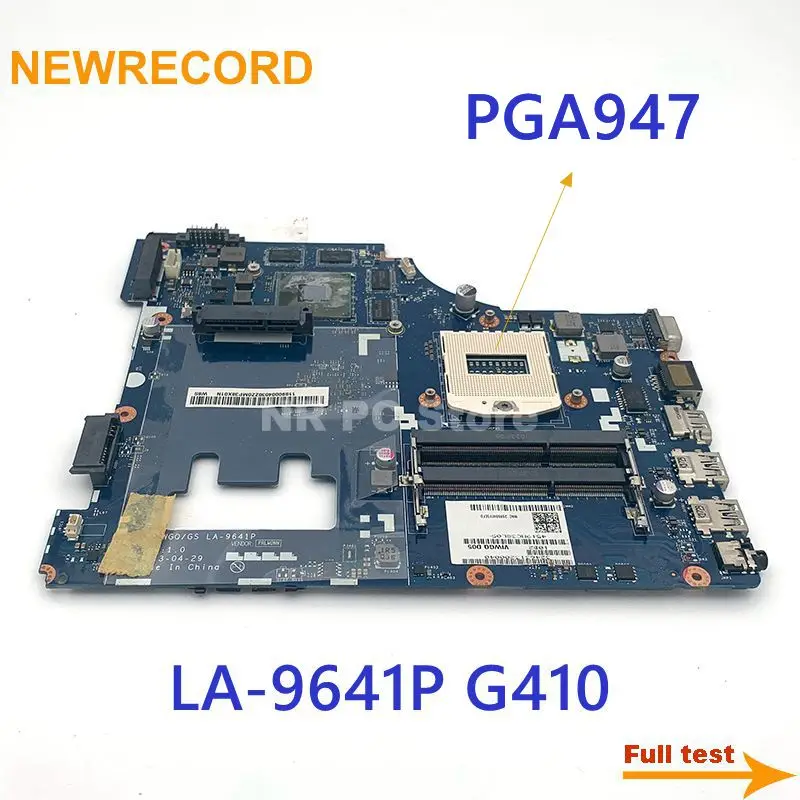 

For Lenovo G410 VIWGQ/GS LA-9641P Laptop Motherboard Original Mainboard HM86 PGA947 DDR3 Fully Tested