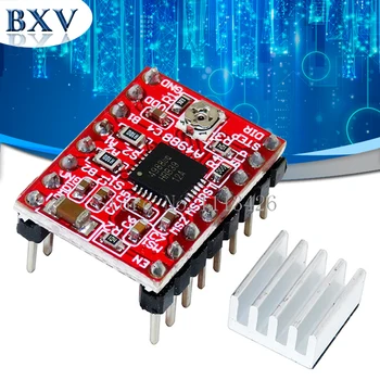 

10PCS Reprap Stepper Driver A4988 Stepper Motor Driver Module with Heatsink