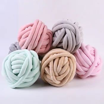 

2020 Yarn Hand-knitted Coarse Icing Thread 3cm Velvet Filling Coarse Cloth Line Pearl Cotton Cat Kennel Hand-Woven DIY