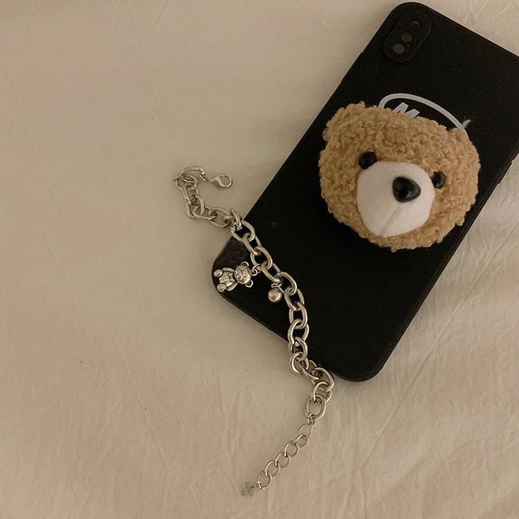 Bracelet jewelry Fashion Handmade Vintage Bear Pendent Charm Bracelet &Bangle Women Wedding Luxury Jewelry