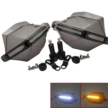 

Motorcycle Hand Guards 7/8" Handlebar with LED Light Motocross Handguards For Kawasaki zx10 r zzr 600 zxr 400 zx 6r Ninja GPZ500