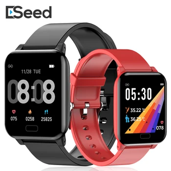 

ESEED 2020 new EST2 smart watch men real time temperature monitoring 1.3 inch screen IP68 Waterproof smartwatch For xiaomi